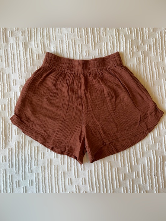 Abercrombie & Fitch Pants - Abercrombie & Fitch Rust Orange/Brown Cover Up Shorts